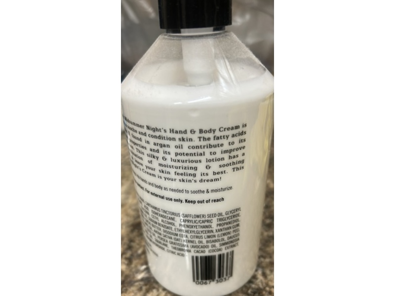 Trader Joe's Hand & Body Cream, Moroccan Argan Oil, 16 fl oz/473 mL, Pack Of 6