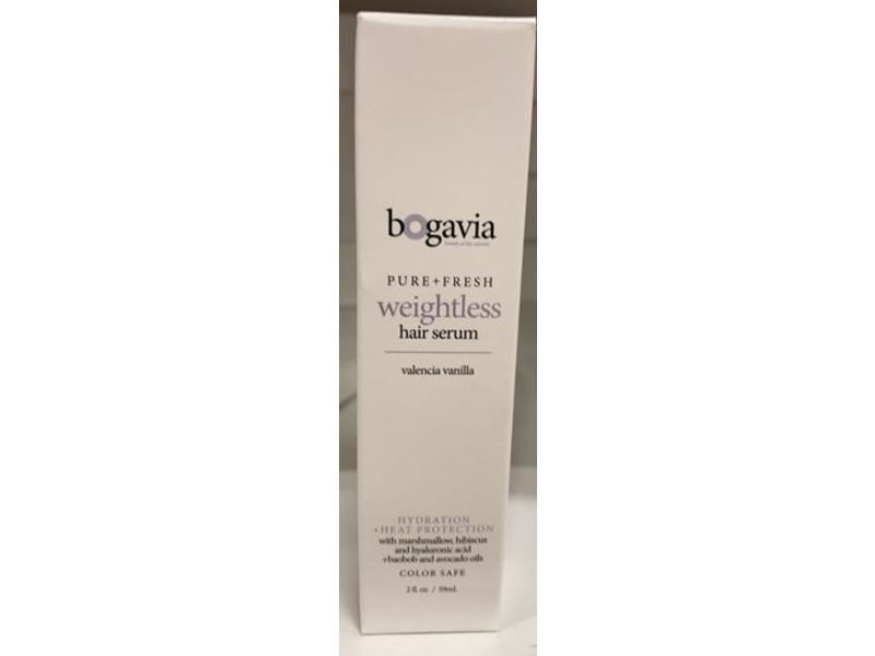 Bogavia Weightless Hair Serum, Pure + Fresh, 2 fl oz/59 mL