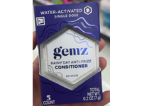 Gemz Rainy Day Anti-Frizz Conditioner, 0.2 oz/7 g, 5 Count - Image 3