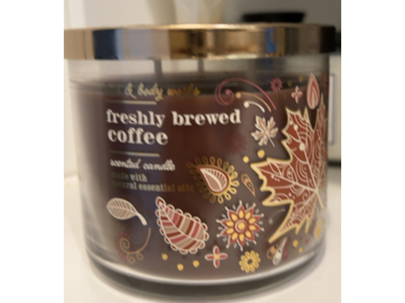 Bath & Body Works Scented Candle, Freshly Brewed Coffee, 14.5 oz/411 g
