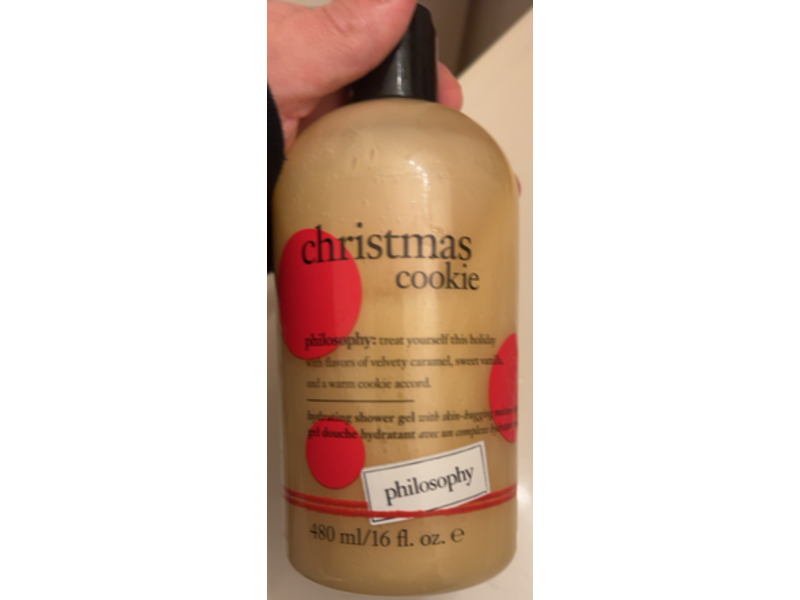 Philosophy Hydrating Shower Gel, Christmas Cookie, 16 fl oz/480 mL