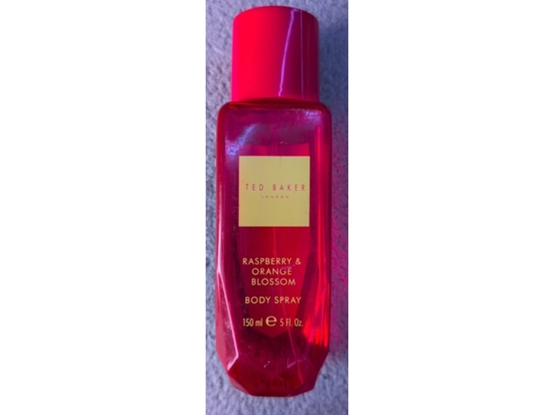 Ted Baker Body Spray, Raspberry & Orange Blossom, 5 fl oz/150 mL