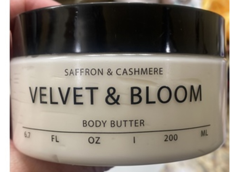 Velvet & Bloom Body Butter, Saffron & Cashmere, 6.7 fl oz/200 mL