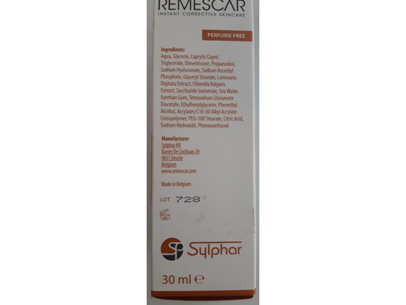 Remescar Vitamin C 45% Hyaluronic Acid Repairing Serum, Perfume Free, 30 mL