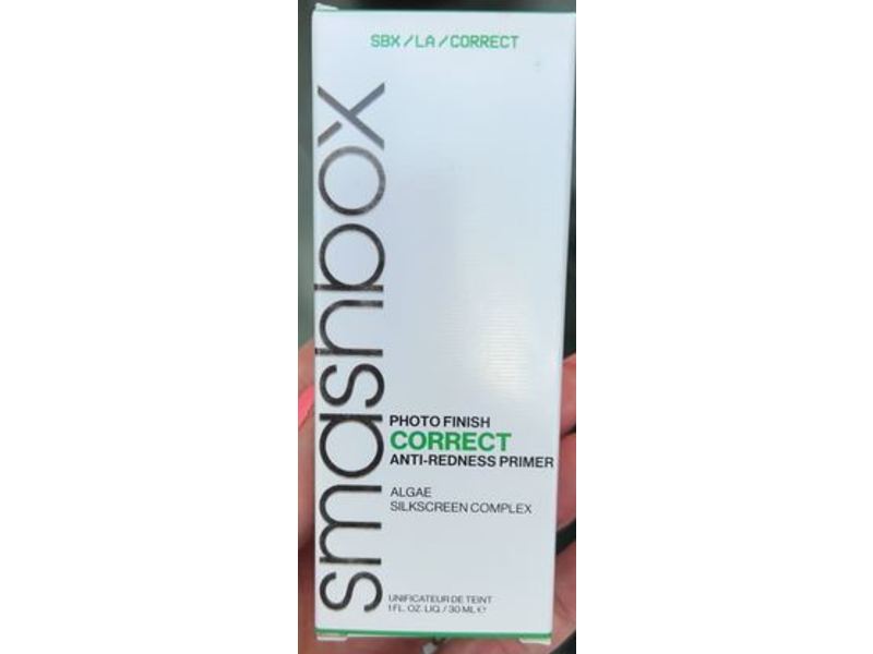 Smashbox Photo Finish Correct Anti-Redness Primer, 1 fl oz/30 mL