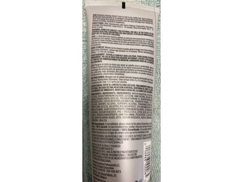 Kenra Platinum Restorative Reconstructor, 6 oz / 177 mL