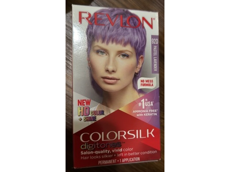 Revlon Colorsilk Digitones Permanent Hair Color, 92D Pastel Lavender, 1 Application