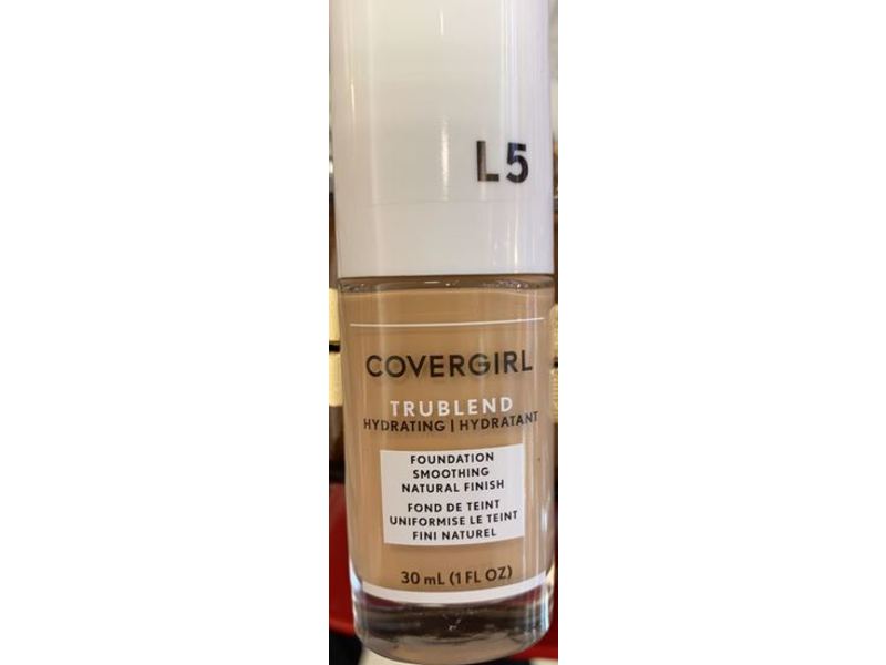 Covergirl Trublend Smoothing Natural Finish Foundation, L5 , 1 fl oz/30 mL
