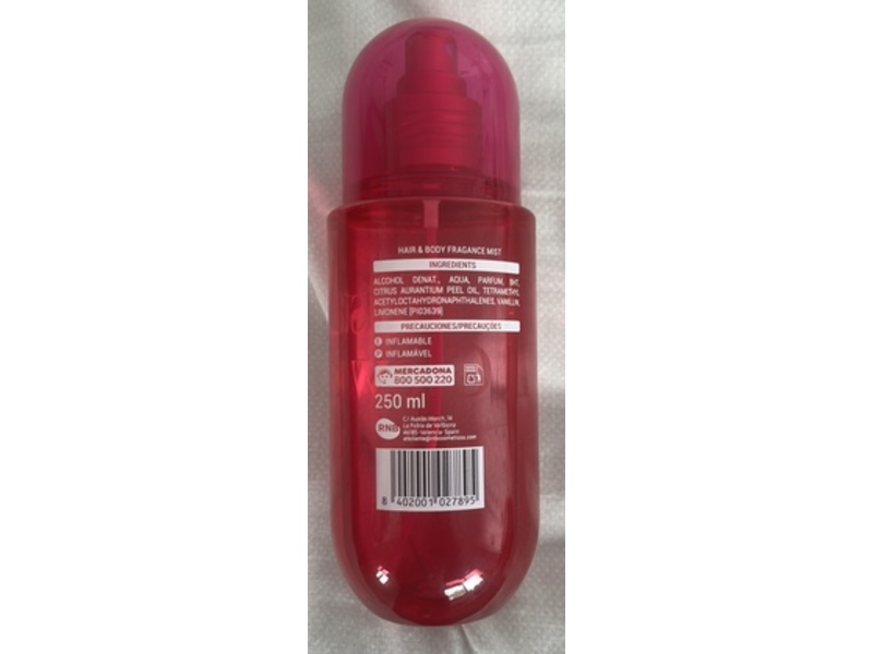 Deliplus Amatista Hair & Body Fragrance Mist, 250 mL