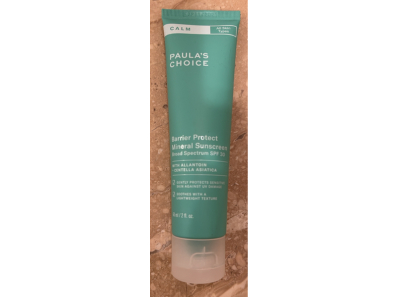 Paula’s Choice Calm Barrier Protect Mineral Sunscreen, SPF 30, 2 fl oz/60 mL