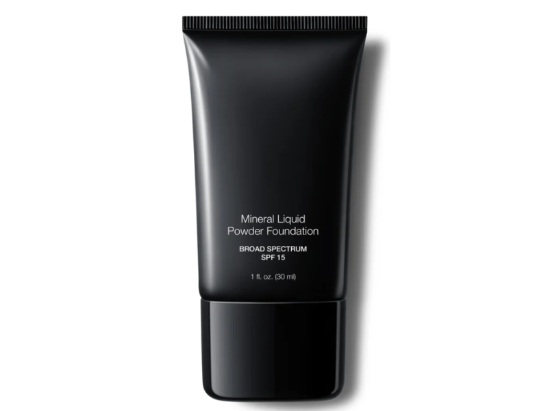 Mana Private Label Mineral Liquid Foundation, SPF 15 Linen, 1 fl oz/30 mL