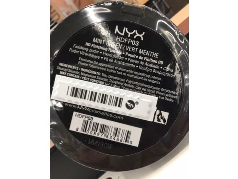 NYX Professional Makeup HD Finishing Powder, Mint Green, 0.28 oz/8 g