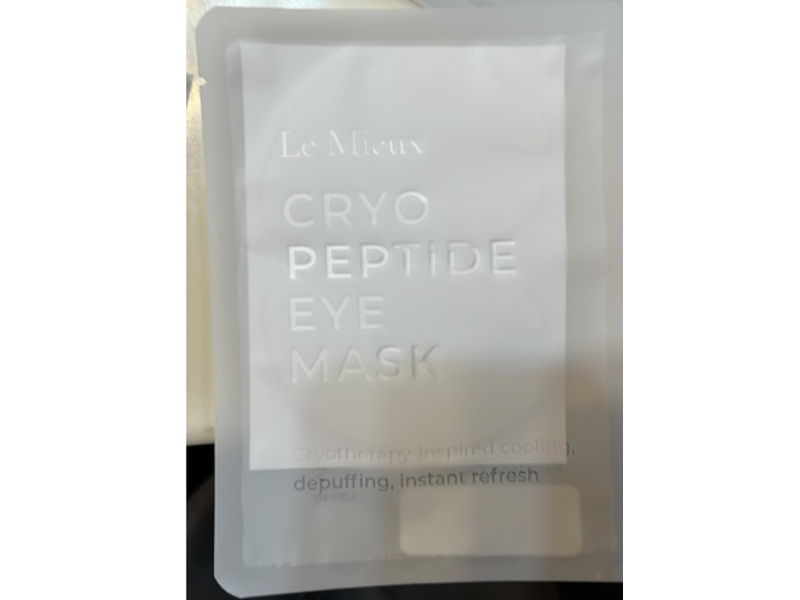 Le Mieux Cryo Peptide Eye Mask, 0.17 oz/5 g, 1 Pair