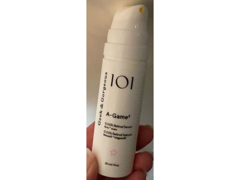 Geek & Gorgeous 101 A-Game 5, 0.05% Retinol Serum, 1 fl oz/30ml