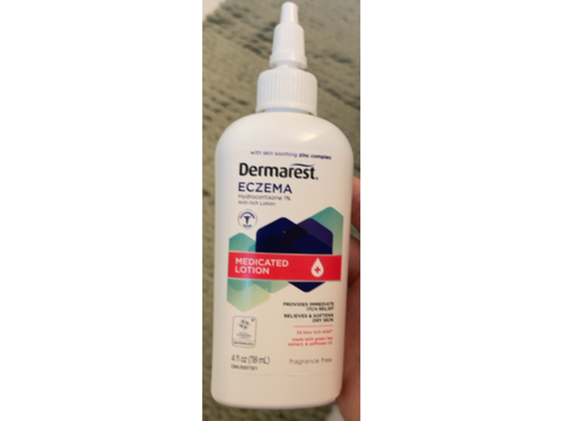 Dermarest Eczema Medicated Lotion, Fragrance Free, 4 fl oz/118 mL