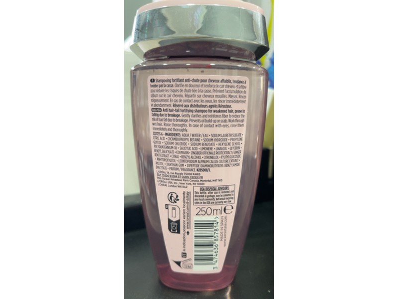 Kerastase Paris Genesis Anti Hair-Fall Fortifying Shampoo, 8.5 fl oz/250 mL