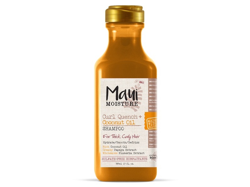 Maui Moisture Hair Care Shampoo, Curl Care+ Coconut Oil, 13 fl oz/385 mL