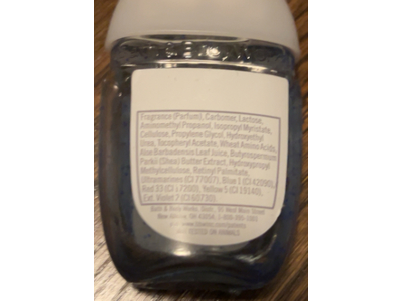 Bath & Body Works Anti Bacterial Hand Gel, Frozen Lake, 1 fl oz/29 mL