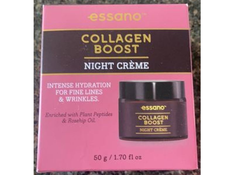 Essano Collagen Boost Night Creme, 1.70 fl oz/50 g