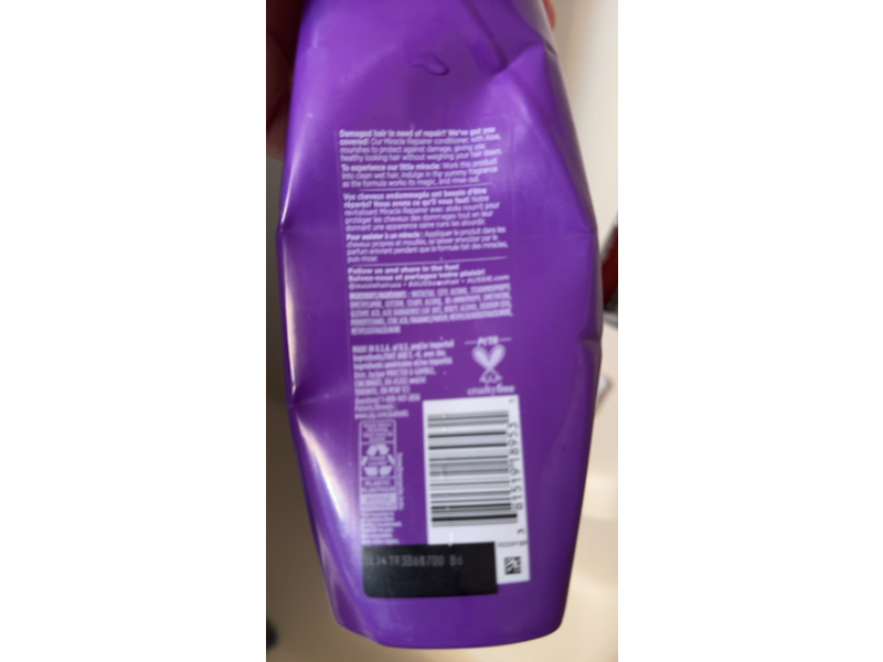 Aussie Miracle Repairer Conditioner, Aloe, 12.1 fl oz/360 mL