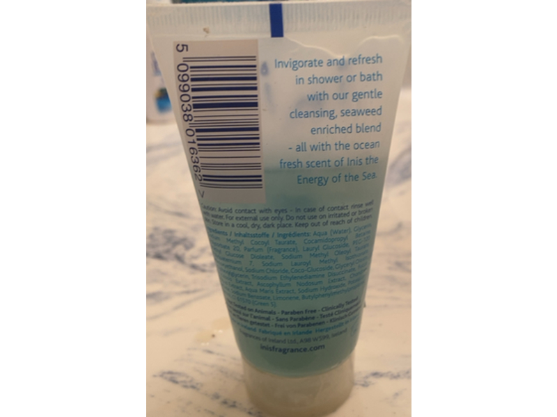 Inis The Energy Of The Sea Refreshing Bath & Shower Gel, 2.9 fl oz/85 mL