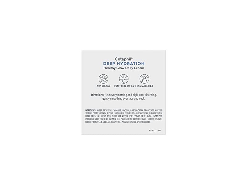 Cetaphil Deep Hydration Healthy Glow Daily Cream, 1.7 fl oz/4 g