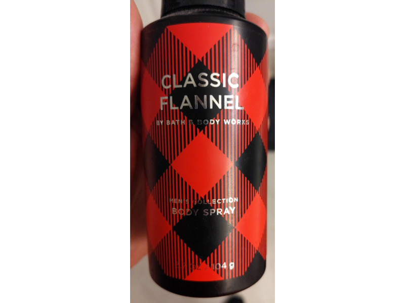 Bath & Body Works Classic Flannel Men's Body Spray, 3.7 oz/104 g