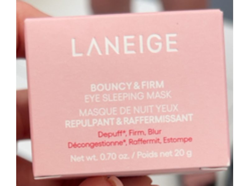 Laneige Bouncy & Firm Eye Sleeping Mask, 0.70 oz/20 g