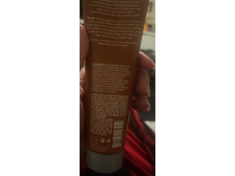 Madison Reed Color Reviving Gloss Semi-Permanent Hair Color, Gold Amaretto, 4 fl oz/118 mL