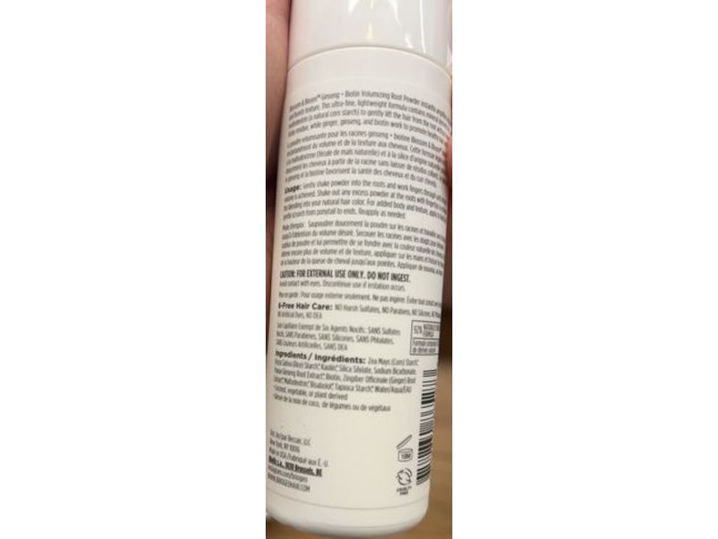 Briogeo Blossom & Bloom, Ginseng + Biotin Volumizing Root Powder, 1.25 oz/35 g