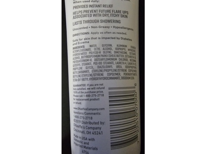 O'keeffe's Skin Repair Body Lotion, 7.0 oz/198 g, Pack Of 3