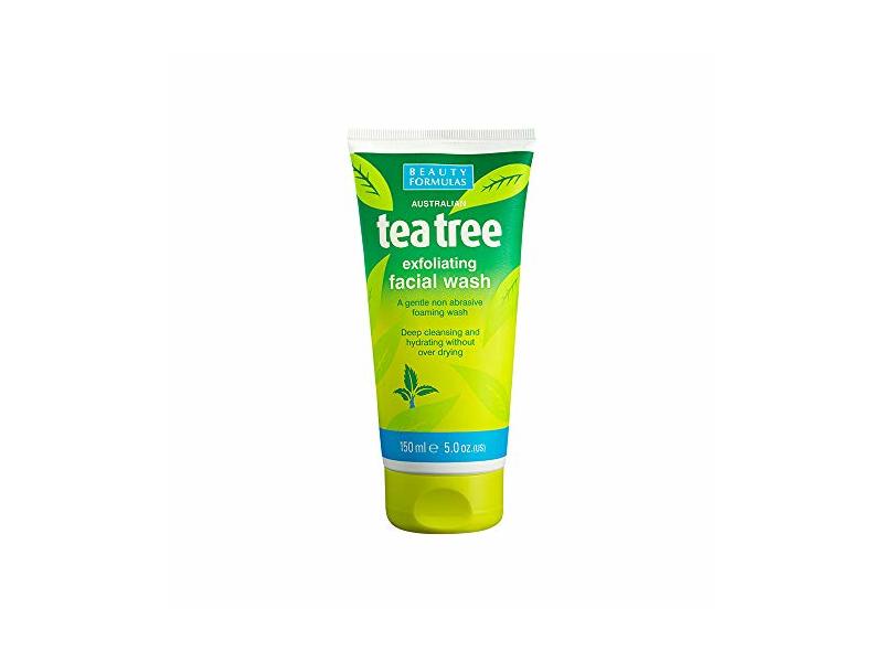 Beauty Formulas Exfoliating Facial Wash, Tea Tree, 5 oz/150 mL