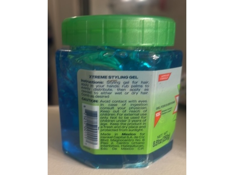 Xtreme Pro-Expert Styling Hair Gel, 8.81 oz/250 g