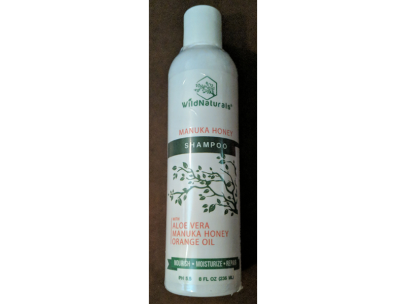 Wild Naturals Eczema & Psoriasis Shampoo, Aloe Vera, Manuka Honey, Orange Oil, 8 fl oz/236 mL