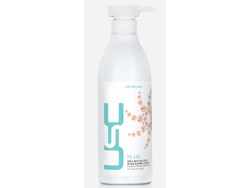 Uscrystal Beauty Hand & Body Lotion, Pearl, 25.4 fl oz/750 mL