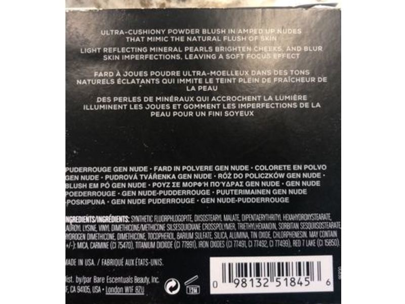 Bareminerals Gen Nude Powder Blush, That Peach Tho, 0.21 oz/6 g