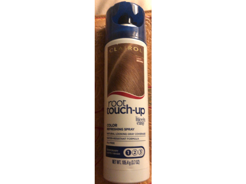 Clairol Root Touch-Up Hair Coloring Spray, Light Brown, 3.7 oz/105.4 g
