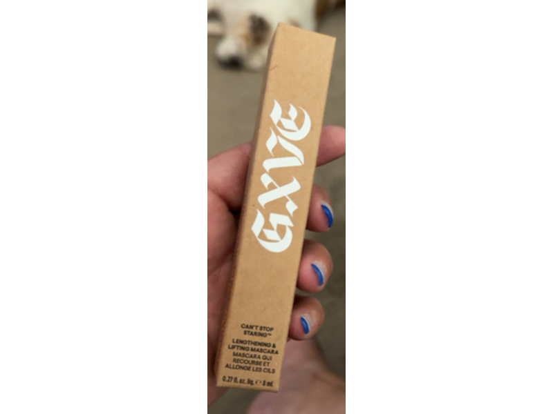 Gxve Can't Stop Staring Lengthening & Lifting Mascara, Black, 0.27 fl oz/8 mL