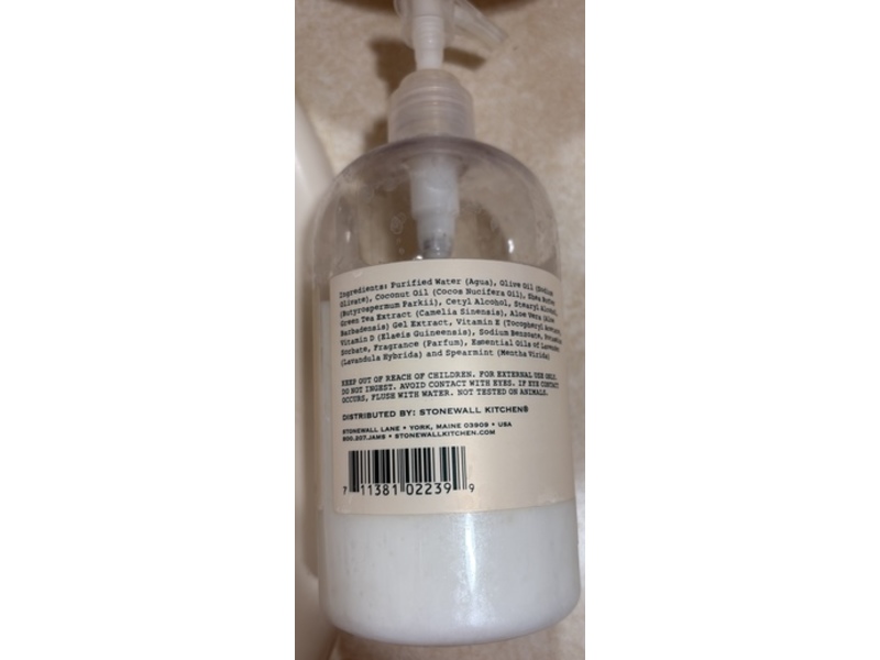 Stonewall Kitchen Lavender Mint Hand Lotion, 16.9 fl oz/500 mL