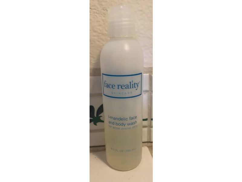 Face Reality Face & Body Wash, L - Mandelic, 6.0 fl oz/180 mL