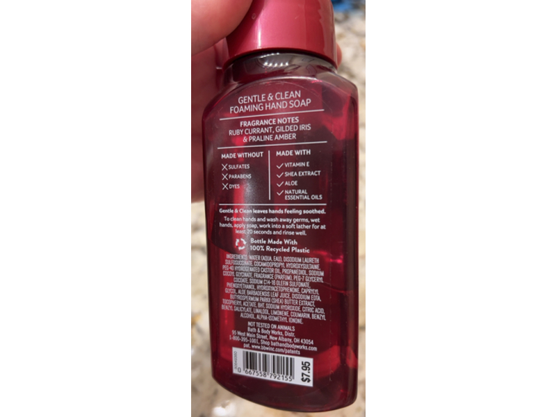 Bath & Body Works Gentle & Clean Foaming Hand Soap, Luminous, 8.75 fl oz/259 mL