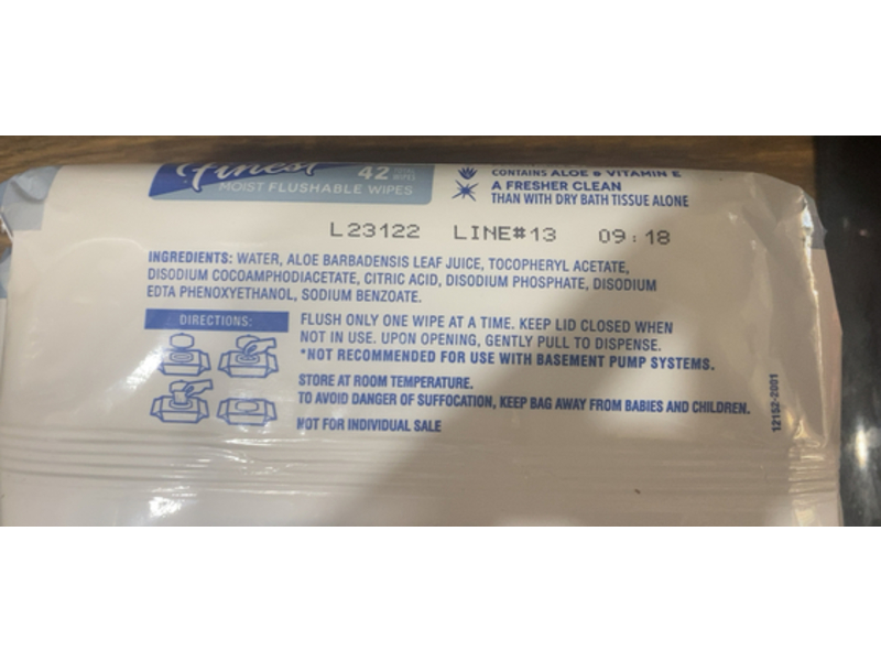 H.E.B Our Finest Moist Flushable Wipes, Aloe & Vitamin E, 42 Count