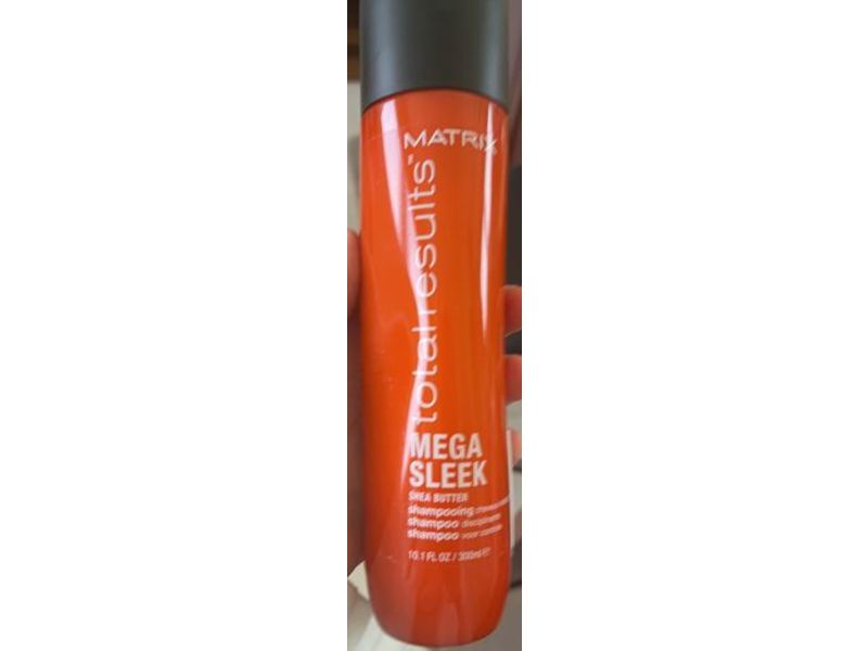 Matrix Total Results Mega Sleek Shampoo, Shea Butter, 10.1 oz/300 mL