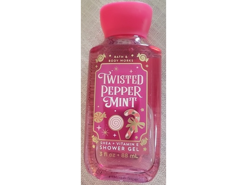 Bath & Body Works Shower Gel, Twisted Pepper Mint, 3 fl oz/88 mL
