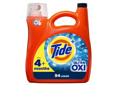 Tide+ Ultra Oxi Odor Eliminators, 94 Loads, 146 fl oz/4.31 L
