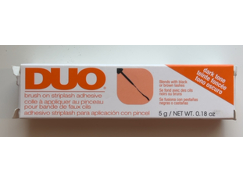 Duo Eyelash Adhesive, Dark Tone, 0.18 oz/5 g, Pack Of 2