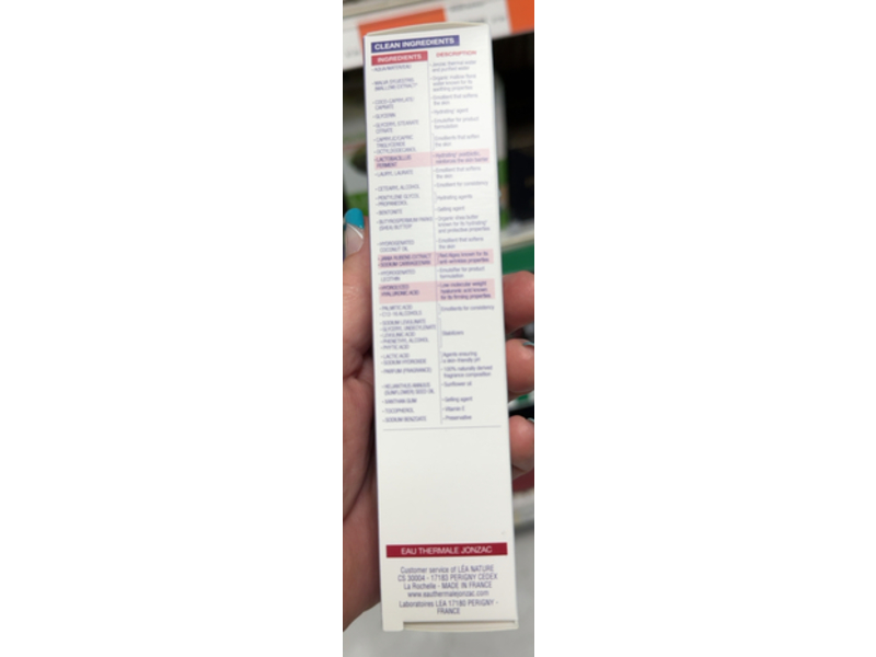 Eau Thermale Jonzac Sublimactive Smoothing Light Cream, 1.35 fl oz/40 mL