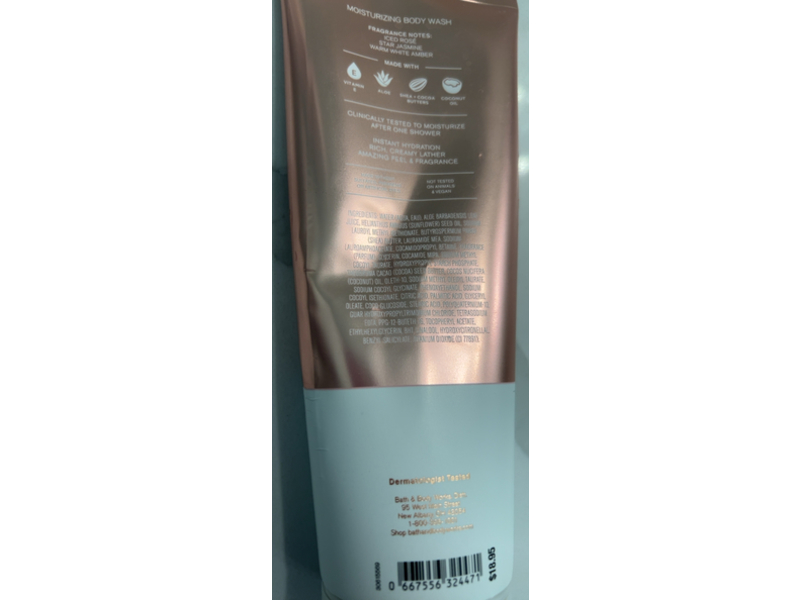 Bath & Body Works Pure Wonder Moisturizing Body Wash, 10 fl oz/295 mL