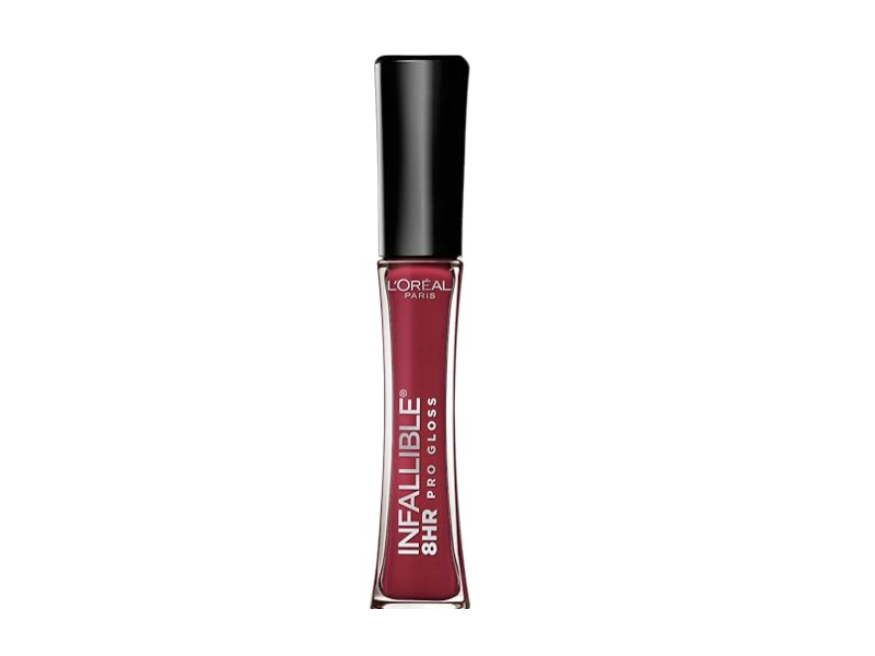 L'Oreal Paris Infallible 8HR Le Gloss, Glistening Berry, 0.21 oz/6.3 mL