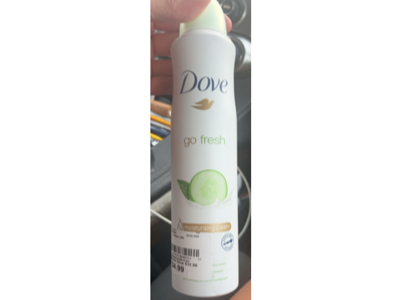 Dove Go Fresh Moisturising Cream, Cucumber & green, 8.5oz/250 mL